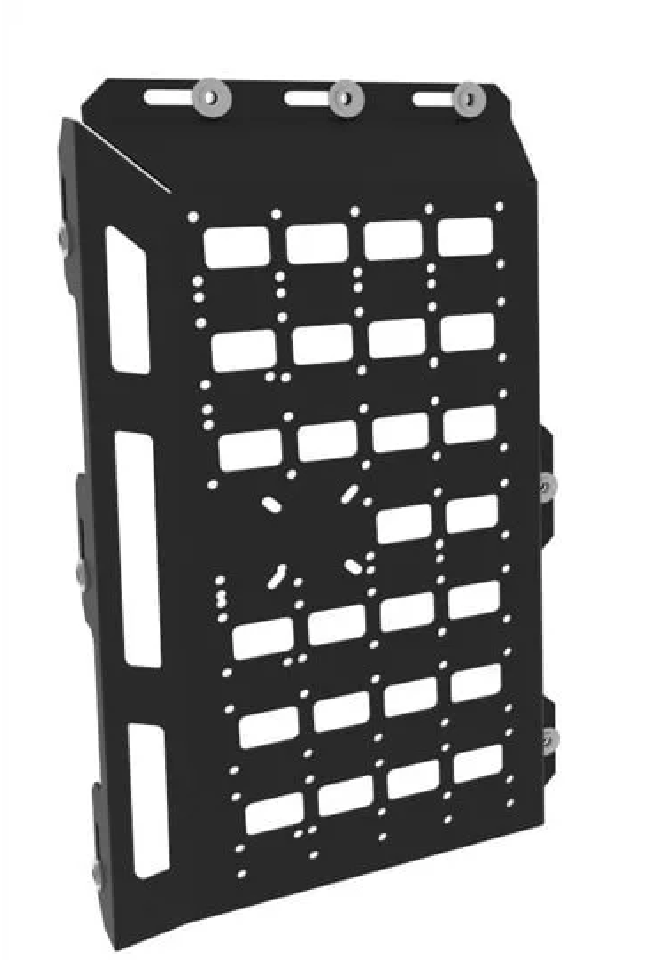 PLAQUE MOLLE ARRIERE ALU-CAB