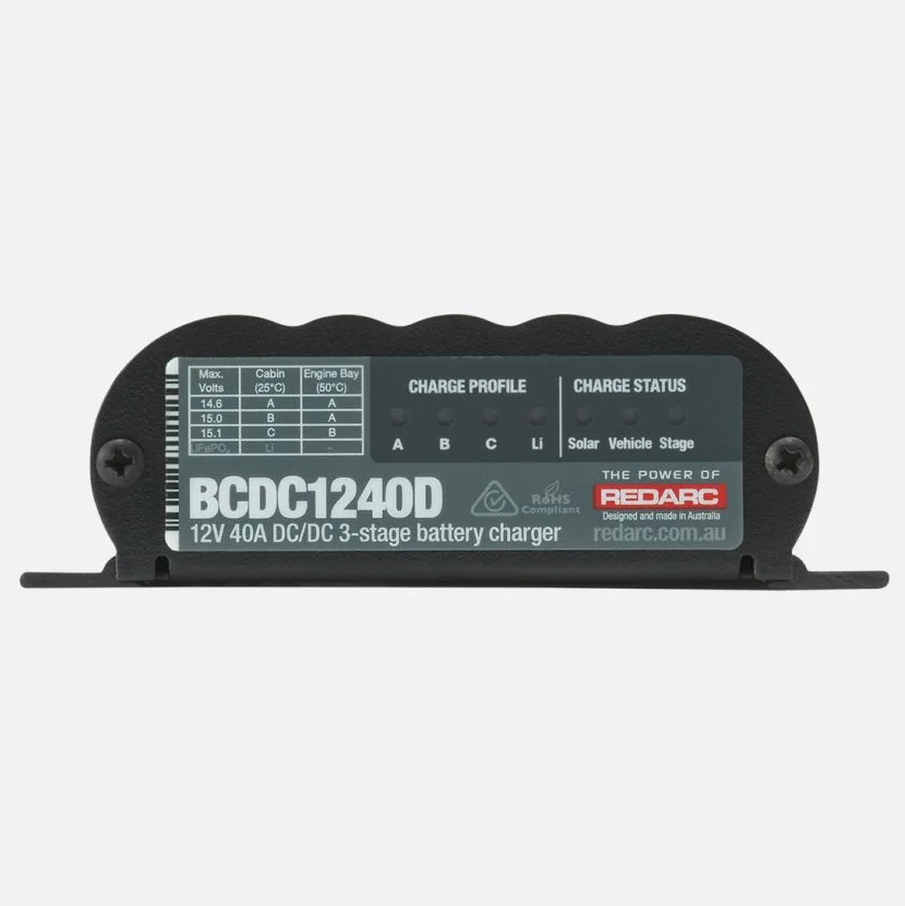 CHARGEUR DE BATTERIE CC INTÉGRÉ À DOUBLE ENTRÉE 40A POUR VÉHICULE 