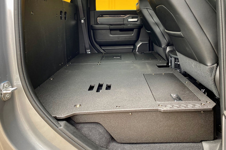 Ram 2500/3500 2009-Present 4th & 5th Gen. Crew Cab - Second Row Seat Delete Plate System 