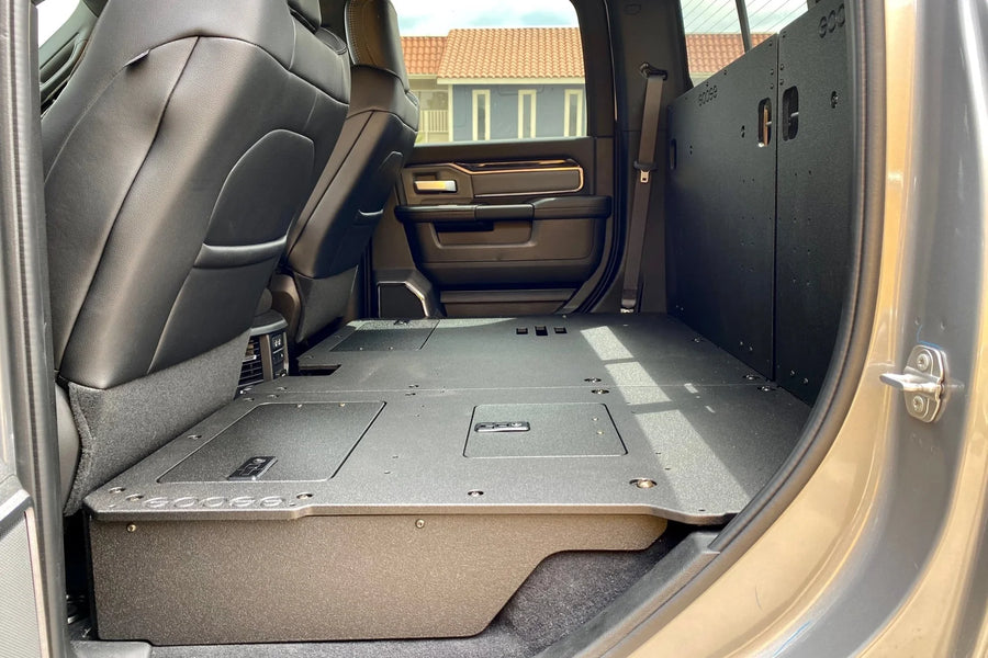 Ram 2500/3500 2009-Present 4th & 5th Gen. Crew Cab - Second Row Seat Delete Plate System 