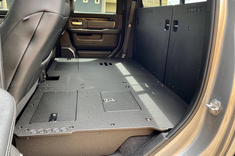 Ram 2500/3500 2009-Present 4th & 5th Gen. Crew Cab - Second Row Seat Delete Plate System 