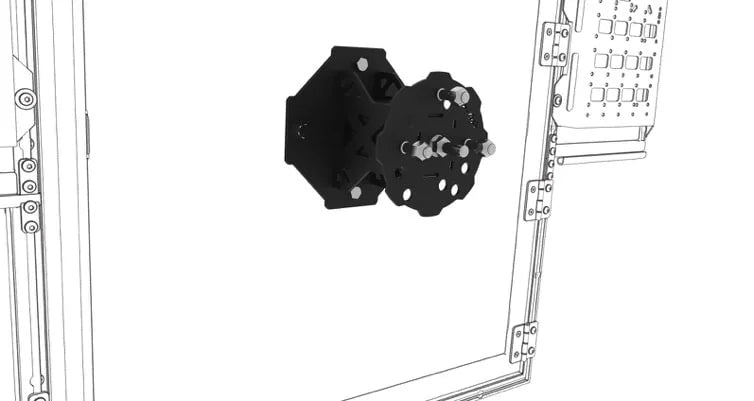 SUPPORT DE ROUE DE SECOURS ALU-CAB