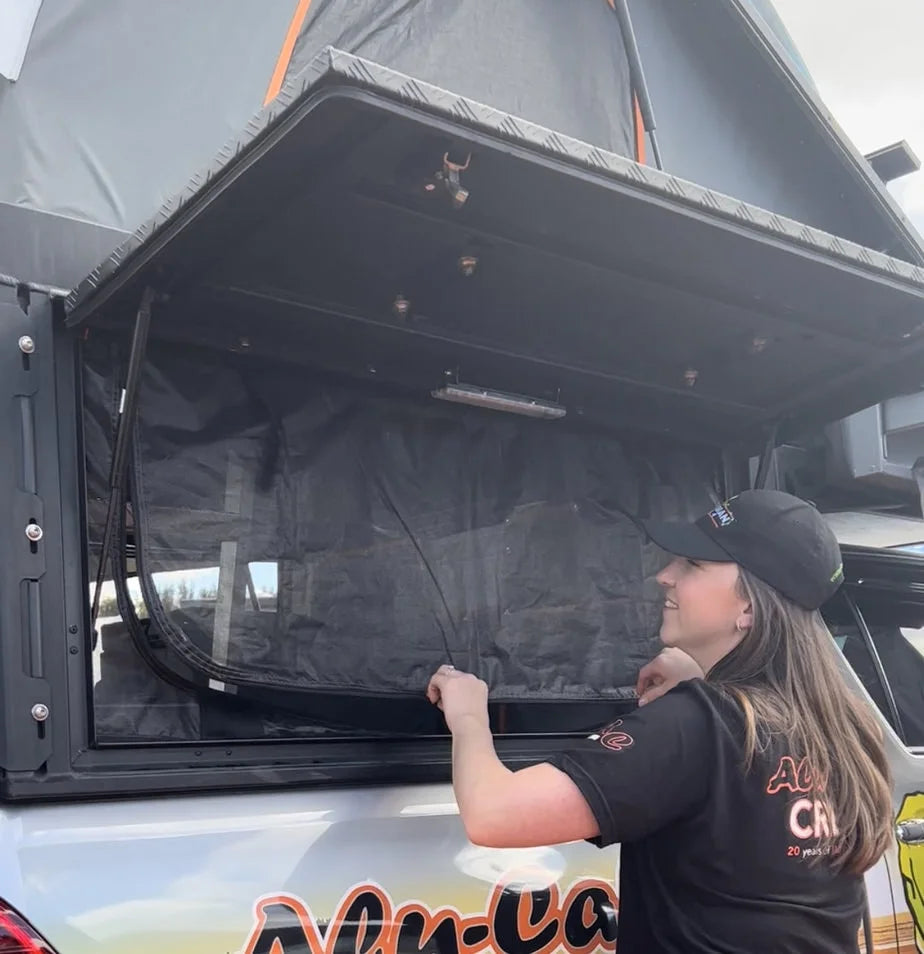 KIT ÉCRAN DE FENÊTRE LATÉRALE UNIQUE ALU-CAB